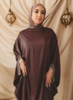 Mocha Luxe Abaya - Image 4