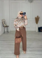 High-Waist Tailored Elegance Trousers - Image 5