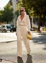 High-Waist Tailored Elegance Trousers - Image 3