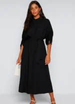 Modaci Grace Flowy Maxi Shirt Dress - Image 4