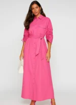 Modaci Grace Flowy Maxi Shirt Dress - Image 5