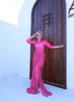 Pink Sunset Burkini - Image 3