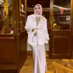 Ivory Elegance Oversized Blazer