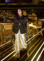 Ivory Elegance Oversized Blazer - Image 3