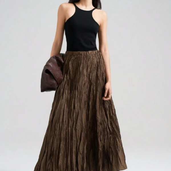 Modaci Cocoa Crush Maxi Skirt