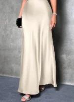 Satin Elegance Maxi Skirt - Image 4