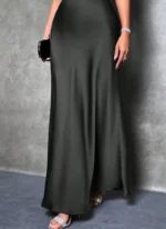 Satin Elegance Maxi Skirt - Image 3