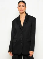 Ivory Elegance Oversized Blazer - Image 5