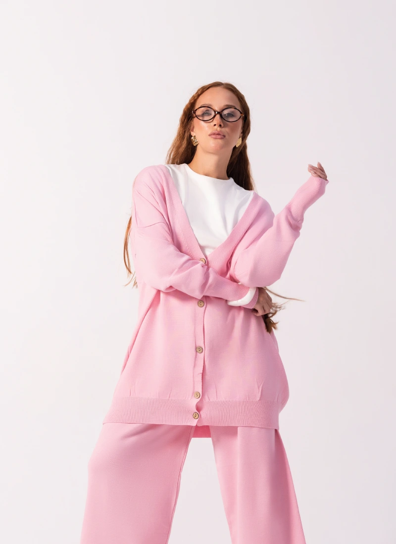 1 (6) Luxury Pink Winter Outfit - Image 1