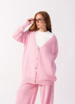 Luxury Pink Winter Outfit - Image 2