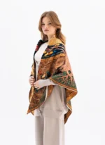 Heavy Winter Shawl Brown - Image 2