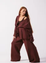 Calm Set Brown Winter Outfit - Image 2