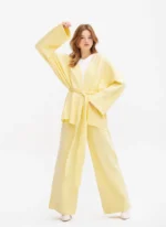 Calm Set Yellow Winter Outfit - Image 4