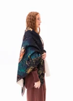 Heavy Winter Shawl Black - Image 2