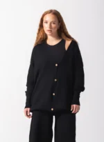 Luxury Black Winter Outfit - Image 2