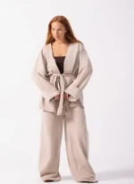 Calm Set Beige Winter Outfit