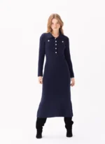 Modaci Signature Poise Dress Navy Blue