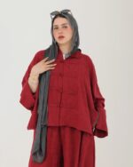 Burgandy Modaci Signature Relaxed Two Piece Set - Image 3