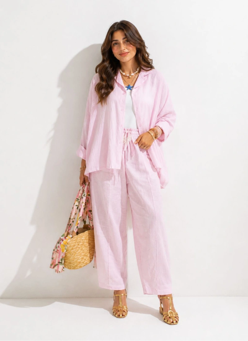 1 (1) Pure Linen Summer Escape Set - Image 1