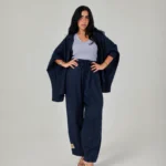 Blue Elegance Pure Linen Co-Ord Set