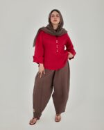 Pure Linen Heritage Mother-of-Pearl Blouse - Image 2