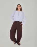 Pure Linen Heritage Mother-of-Pearl Blouse - Image 5