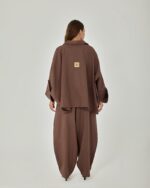 Brown Elegance Pure Linen Co-Ord Set - Image 3