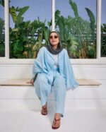 Baby Blue Elegance Pure Linen Co-Ord Set - Image 5