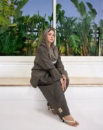 Gray Elegance Pure Linen Co-Ord Set - Image 4