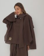 Brown MODACI Linen Elegance Co-Ord Set - Image 4