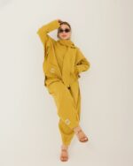 Mustard MODACI Linen Elegance Co-Ord Set
