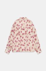 Floral Chiffon Ruffle Blouse - Image 5